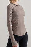 Hooded Long Sleeve Active T-Shirt