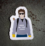 Steve Sticker “Mom of the Year” - Stranger Things Collection