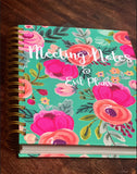 Meeting Notes & Evil Plans Notebook