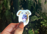 Custom Painted Pet Portrait Sticker Sheets - Hand-painted Pet Portrait Stickers! Personalized High Quality Vinyl Sticker