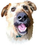 Custom Pet Portrait - Digital Art File